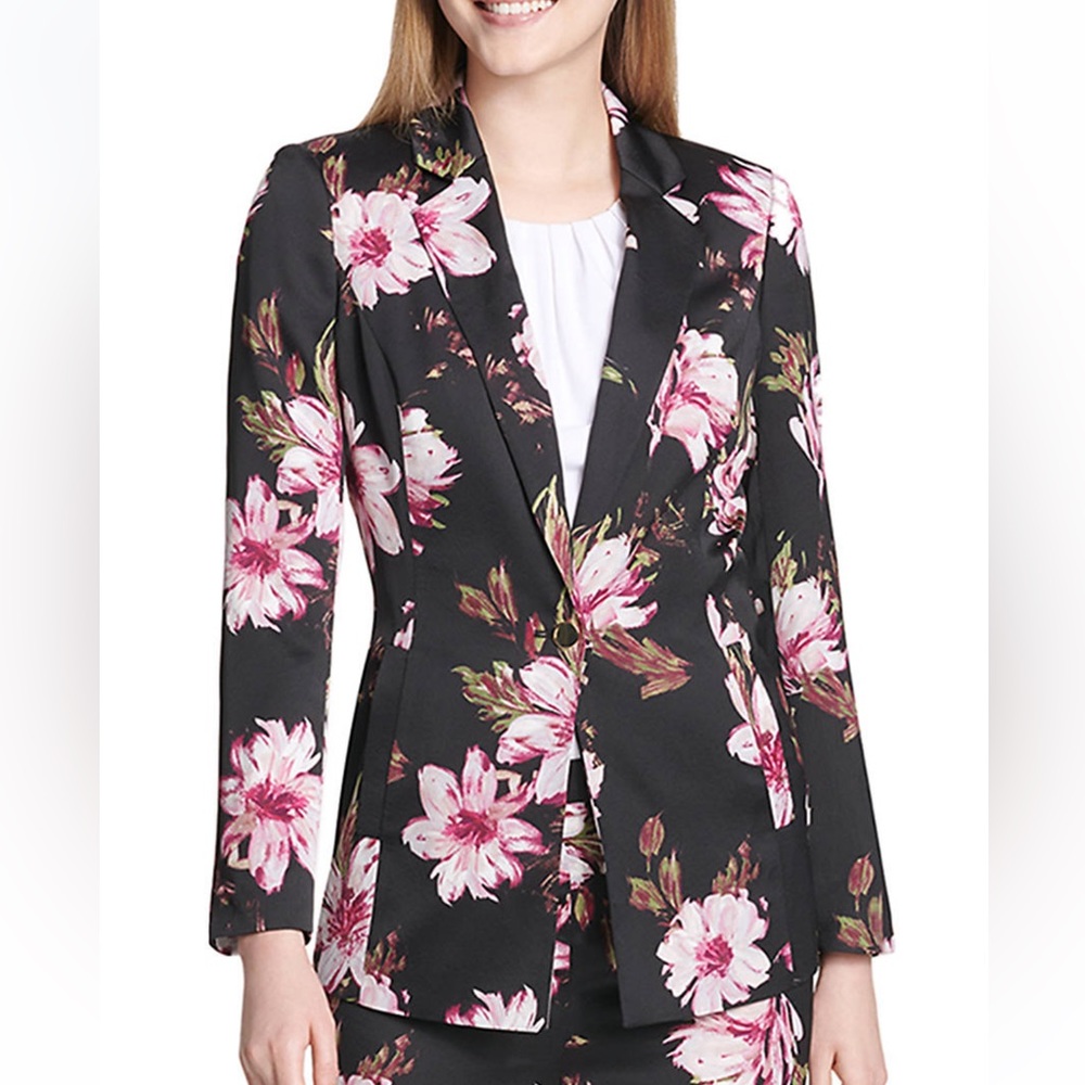 Calvin Klein Floral Blazer